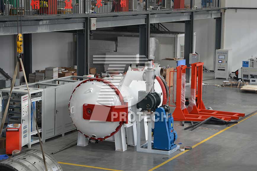 Chinese enterprise customers use graphite vacuum furnace for silicon carbide sintering